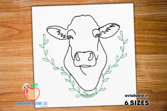 Black Angus Head Sketch