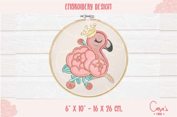 Cara’s Embor Flamingo Applique