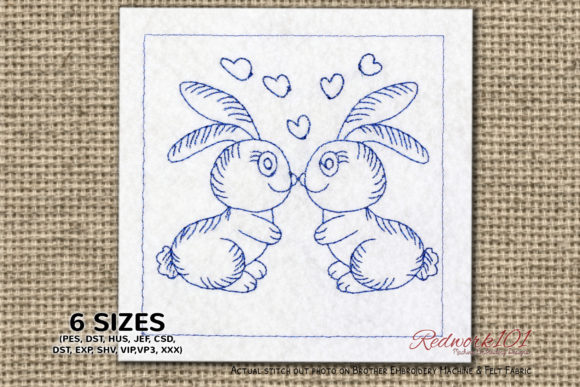 Easter Bunny Couple Machine