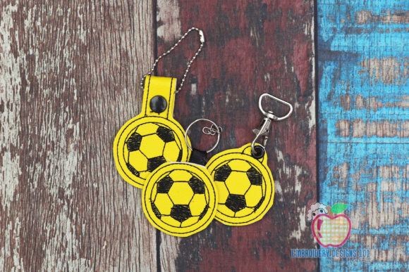 Football ITH Key Fob Pattern