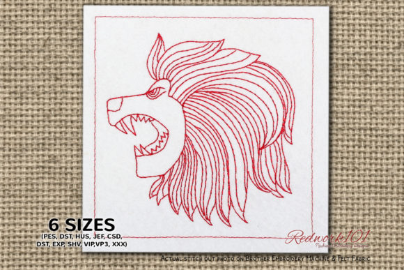 Head of Lion Zodiac Sign