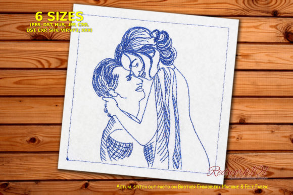 Married Couple in Love Design