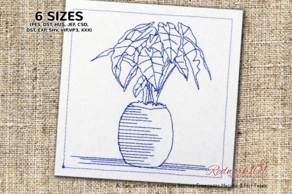 Sagittarius Plants: A Seasonal Embroidery Gem