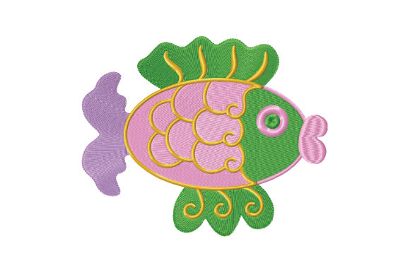 Sea Fish with Curls